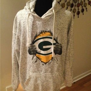 Green Bay Packers Hoodie Size L